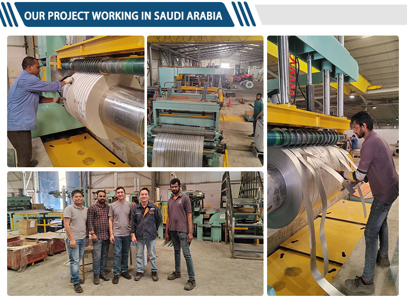 KINGREAL High Speed ​​Coil Slittingg Machine Makarya ing Arab Saudi