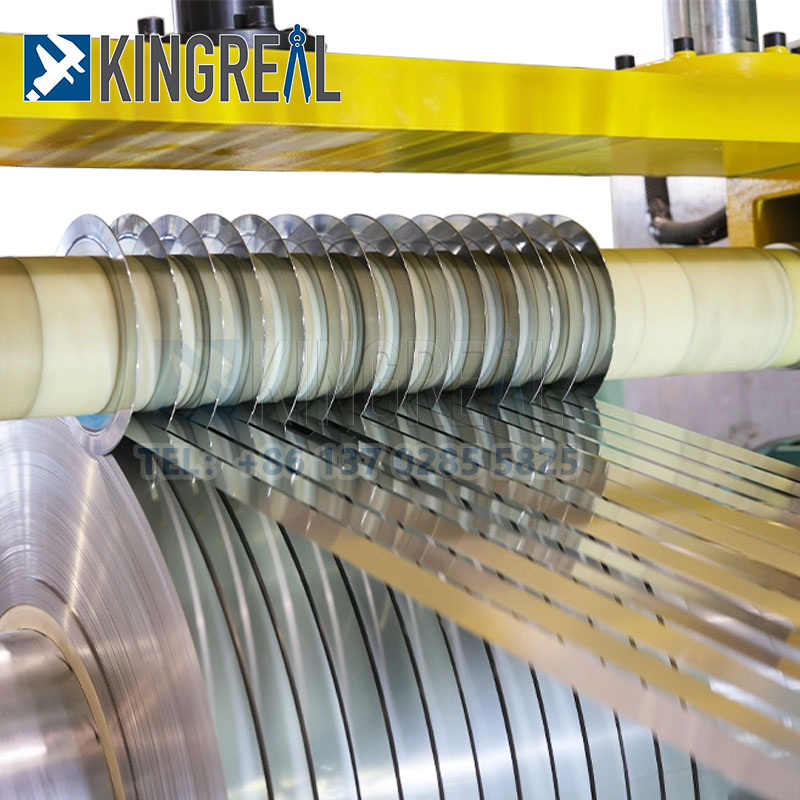 Apa fungsi saka mesin slitting coil coil coil sing sempit?