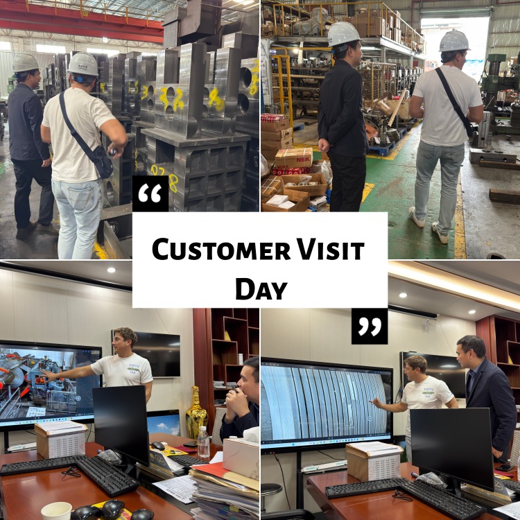 Pelanggan Polandia ing Machine COIL Slitting Machine