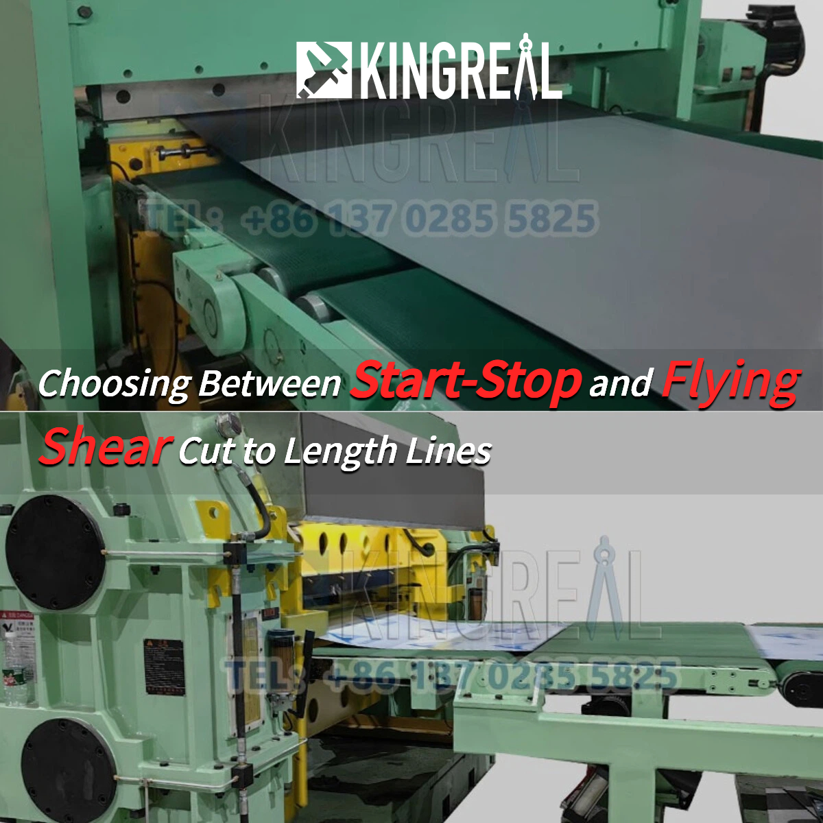 Milih Antarane Start-Stop lan Flying Shear Cut kanggo Length Lines