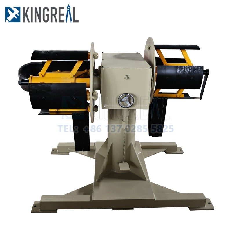 Double Head Hydraulic Decoiler Kanggo Coil Feeder