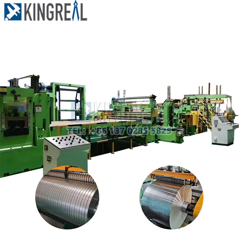 Full otomatis Steel Coil Slitting Machine