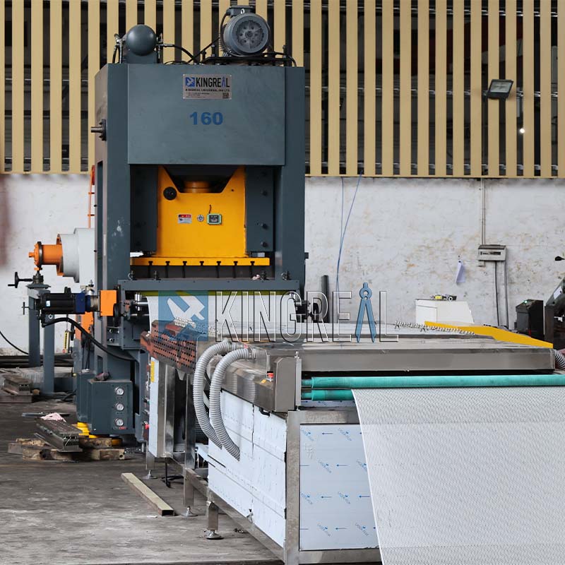 coil to coil perforation line