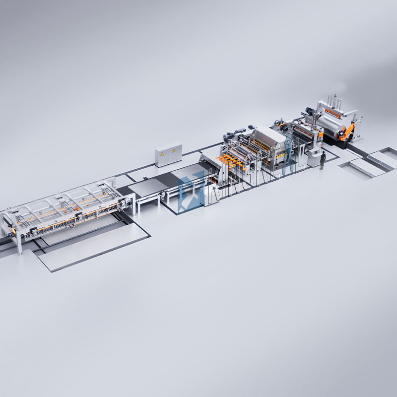 coil to sheet cut to length machine 