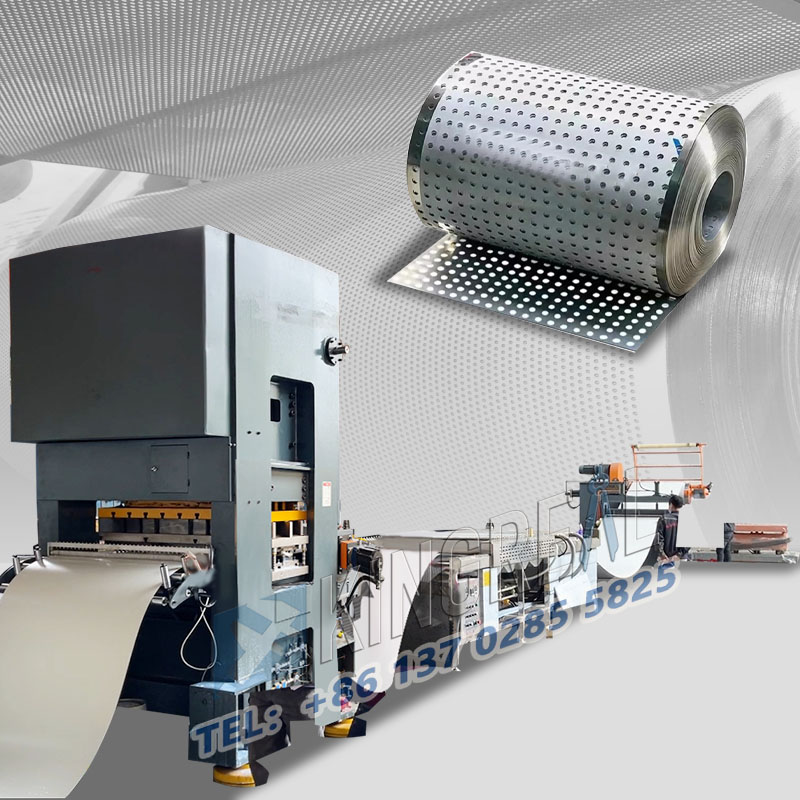 Sheet perforasi lan mesin rewind