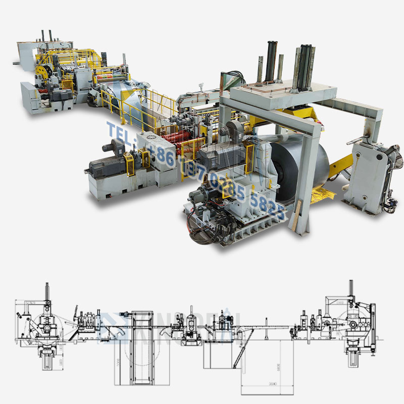 Mesin rewinding mesin kanggo stainless steel
