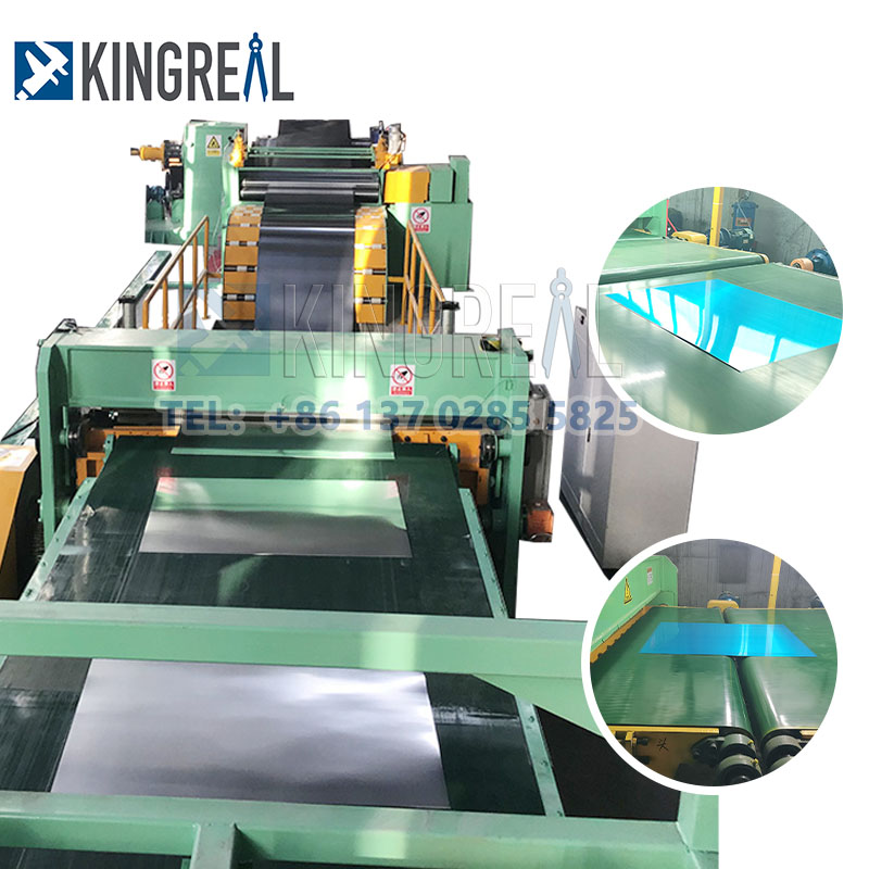 Steel Metal Coil Longitudinal Cut kanggo Length Line